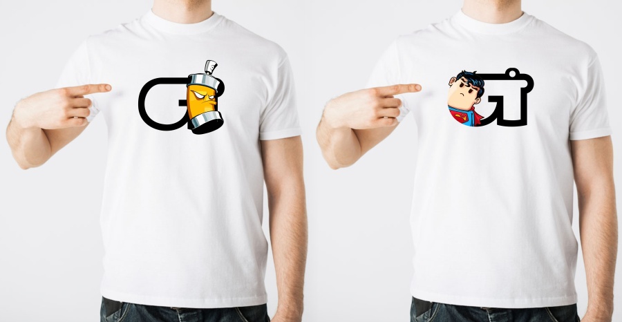 GT-SHIRT 潮牌服饰 品牌设计 VI设计 标志设计