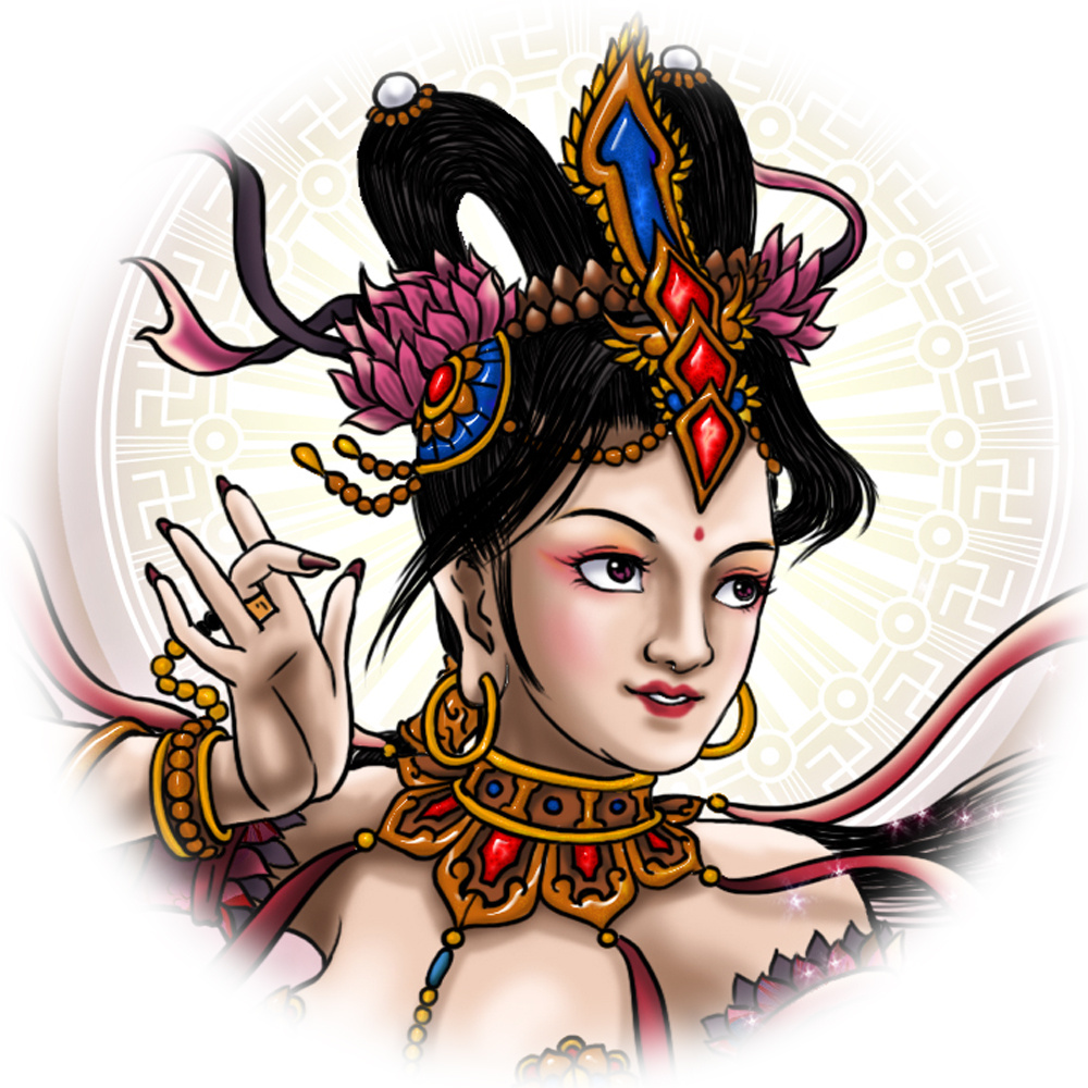 西游记人物谱--二十四诸天 大功德天