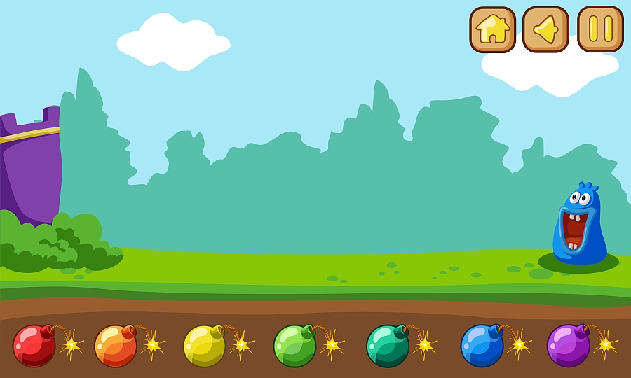 mimo--3-5岁儿童app游戏界面设计图|移动设备