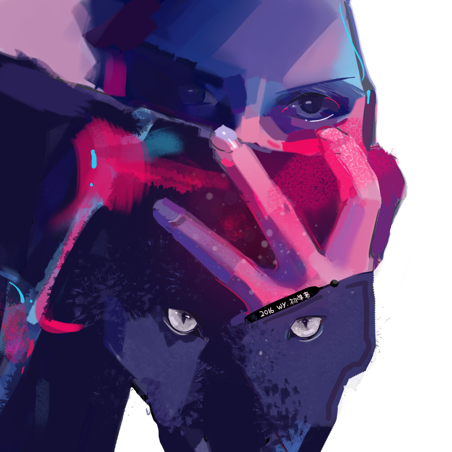 薛之谦 《初学者》 专辑封面|绘画习作|插画|一