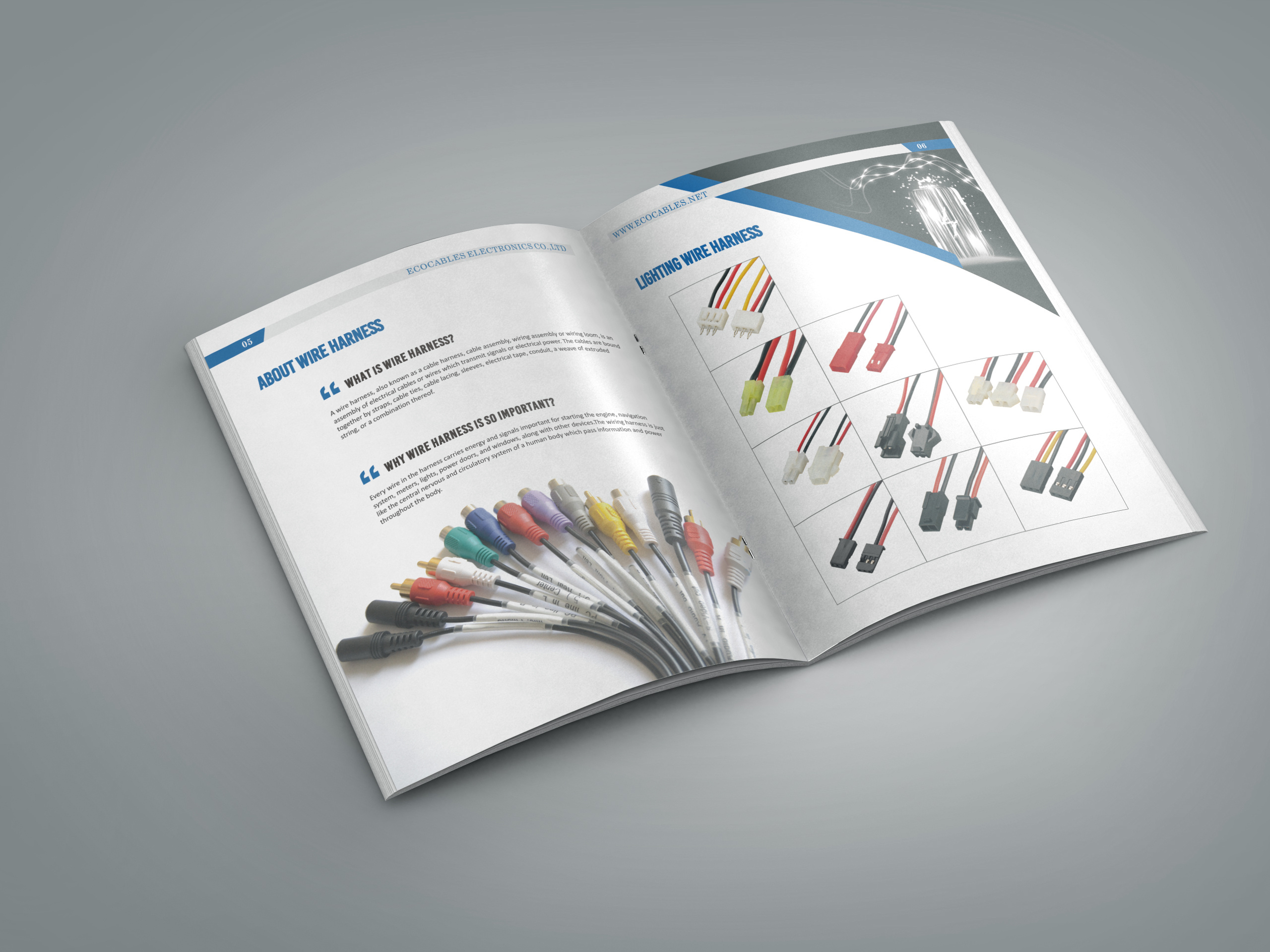 高端原创品牌企业产品画册——电线画册设计