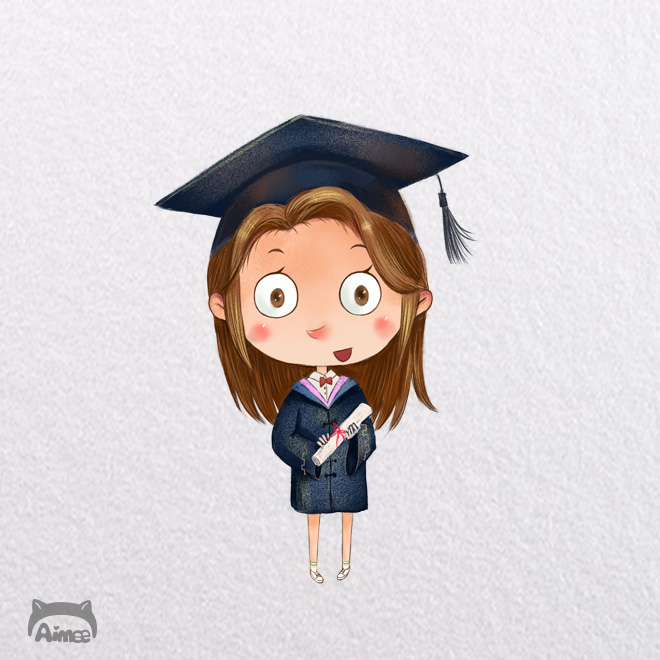 2016,我毕业了|绘画习作|插画|小跳Aimee - 原创