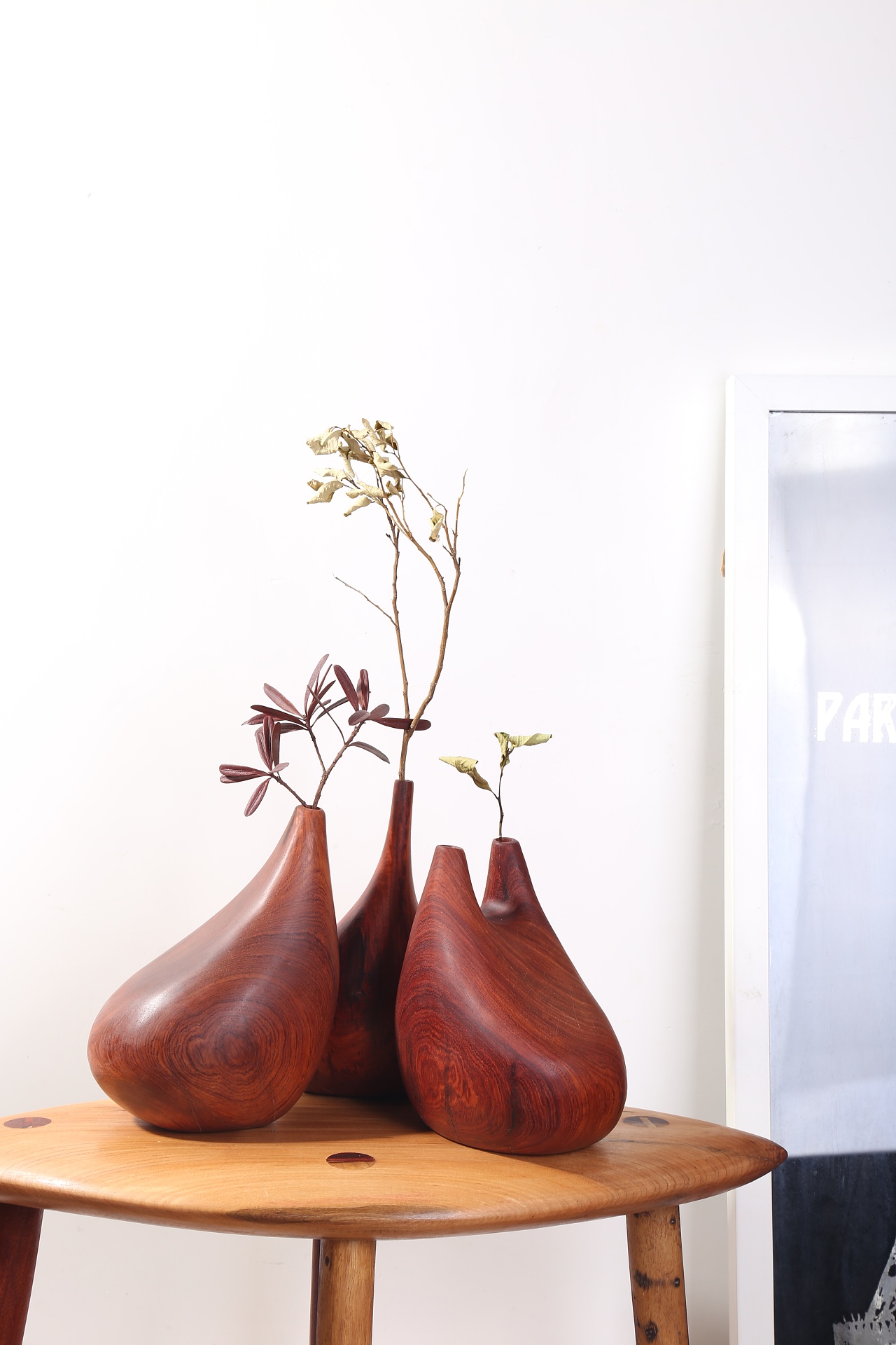 仿生艺术花瓶摆件(缅甸花梨木)|手工艺|工艺品设计