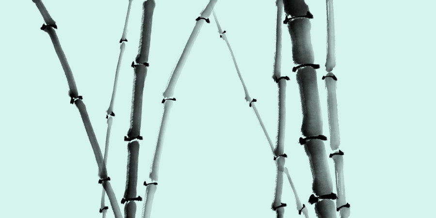 数字水墨画-墨竹的画法|国画|纯艺术|jingarts - 原