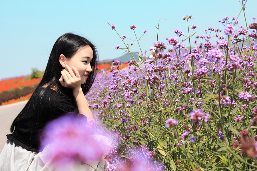 外出游玩拍摄的人物风景照|人像|摄影|moyanm