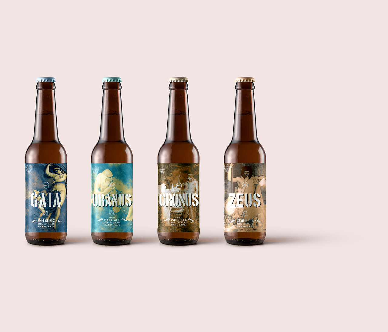 酒匠-精酿啤酒酒标设计-希腊神话系列|平面|包装|kevin_hoo - 原创作品 - 站酷 (ZCOOL)