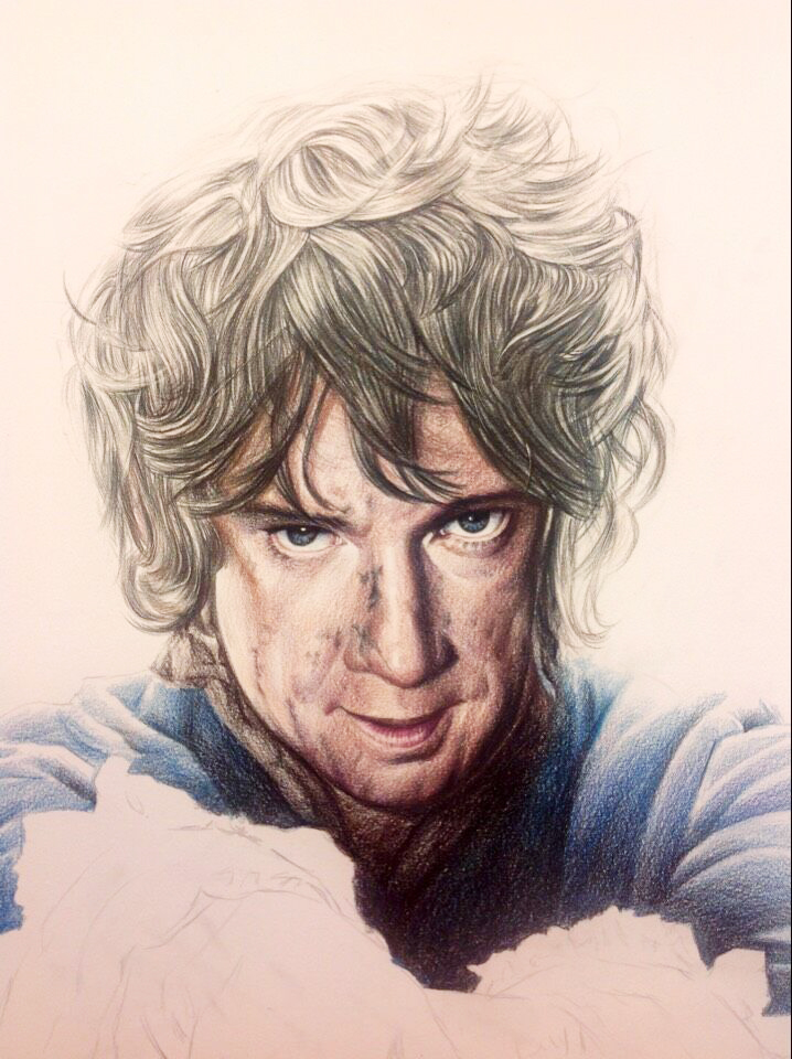 霍比特人|纯艺术|彩铅|凡彩手绘 - 原创作品 - 站酷