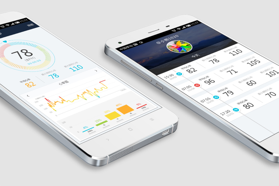 心电监护--V1.0 Android设计|移动设备\/APP界面