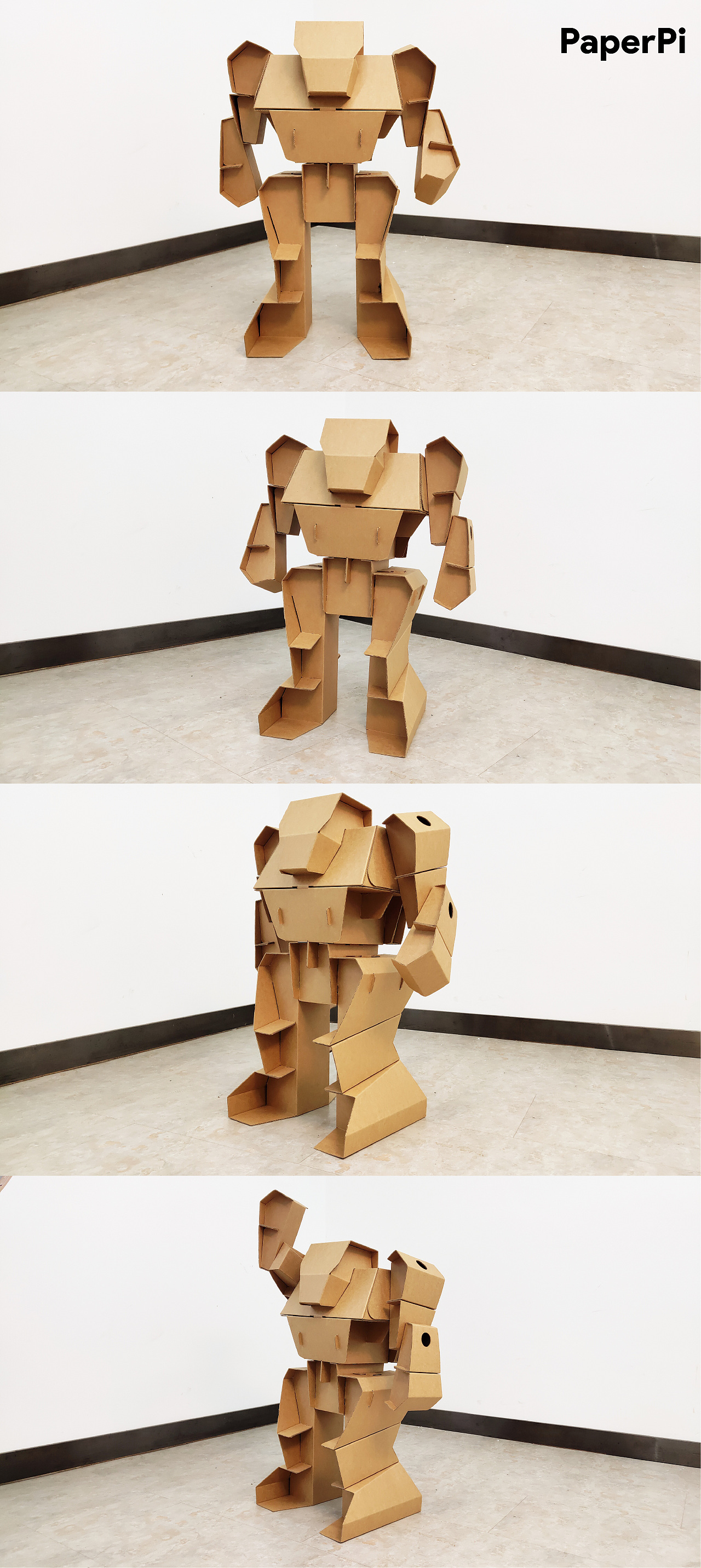 瓦楞纸纸机器人 - 原创作品 - 站酷(zcool)