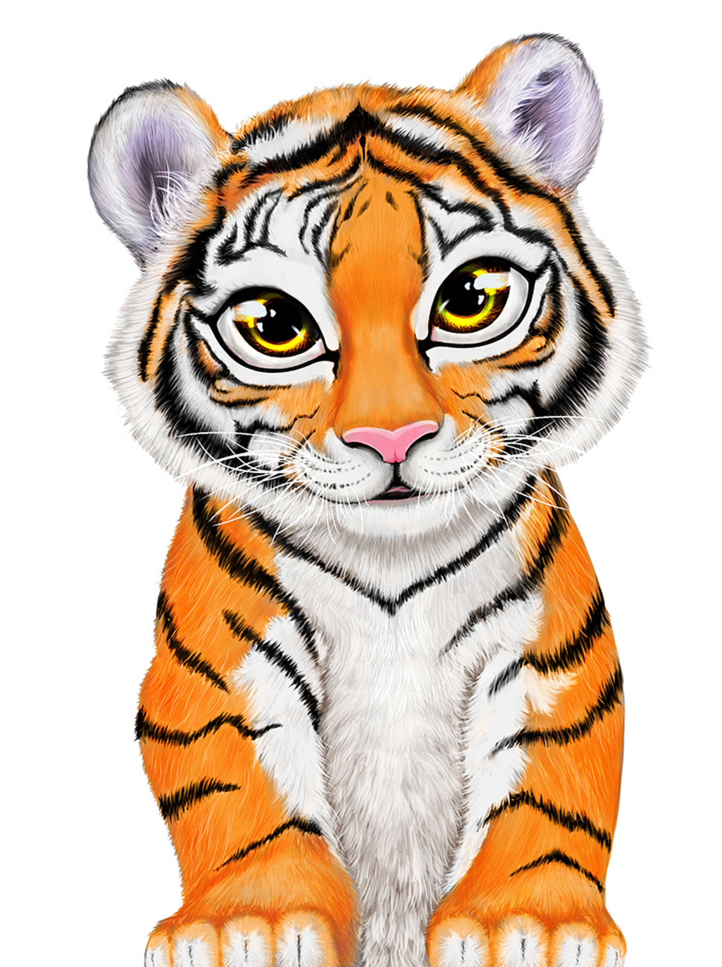 tiger|插画|儿童插画|我是罗小白 - 原创作品 - 站酷
