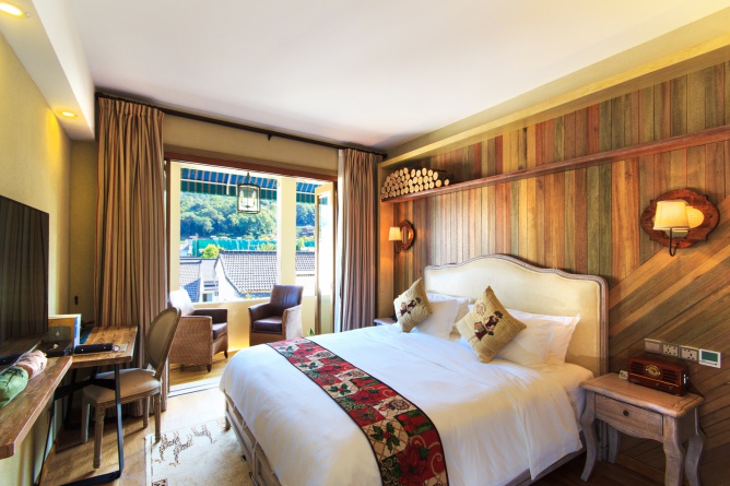 杭州麦浪主题民宿度假酒店装修设计|室内设计