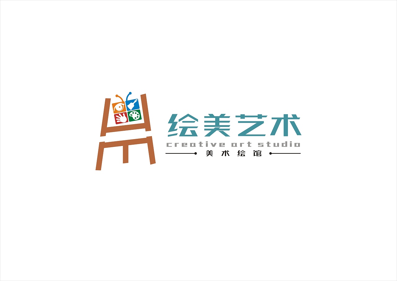 美术培训logo|平面|标志|大悟斋主 - 原创作品 - 站酷