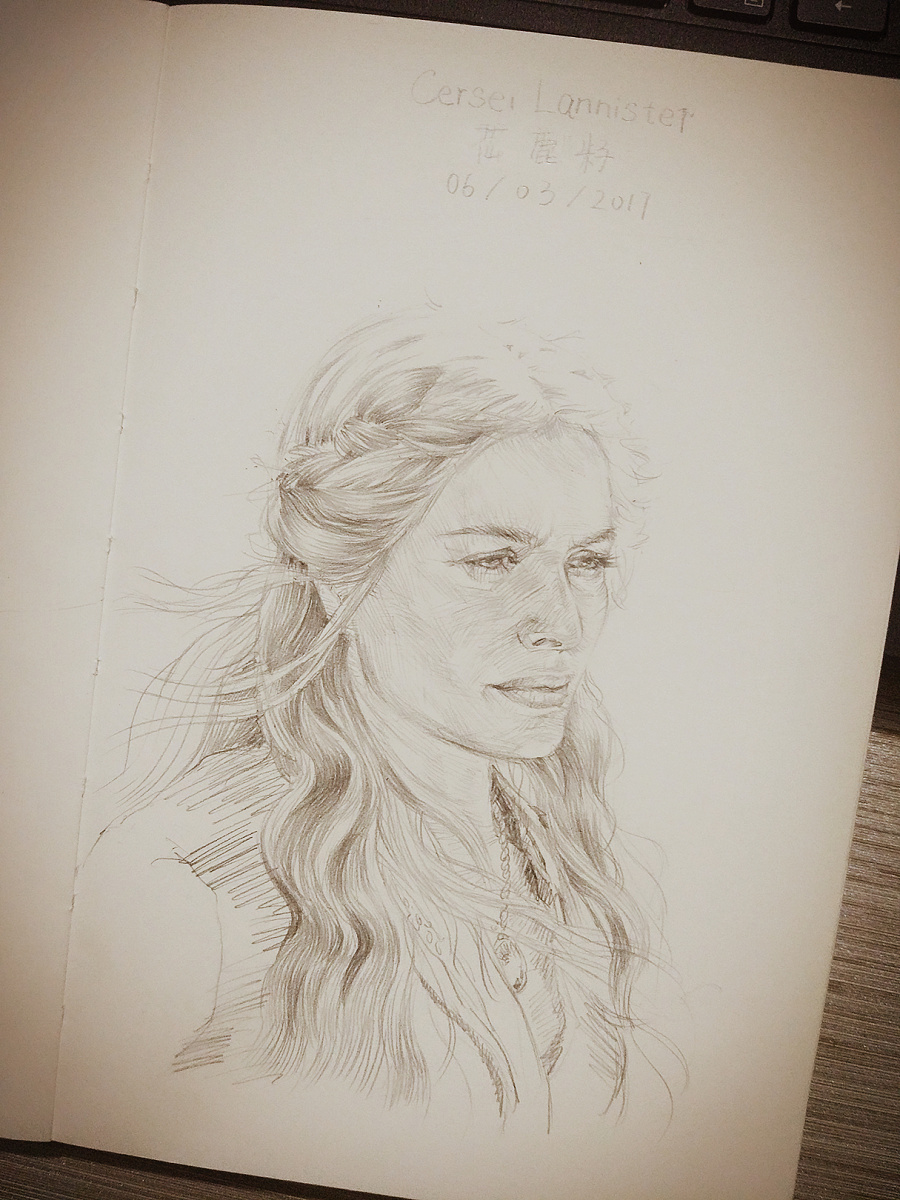 《权力的游戏》贰|绘画习作|插画|苮鹿籽 - 原创