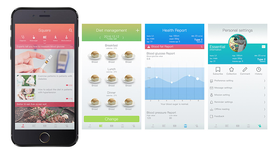 一个关于健康的app|APP界面|UI|leyong7 - 原创