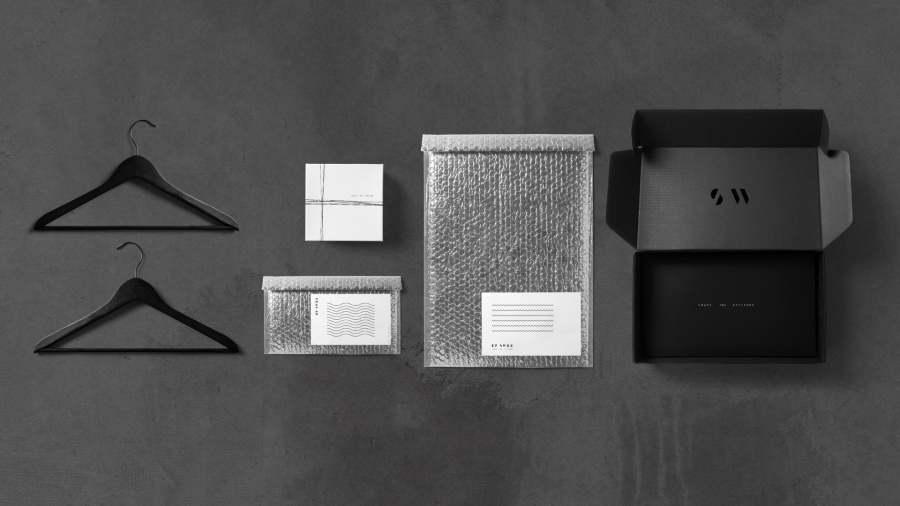 独立服装设计师品牌By Swen品牌形象设计|卖不