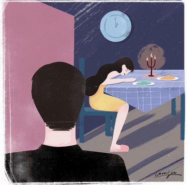 《每一个晚安都珍贵》|插画|商业插画|李文佳 - 原创