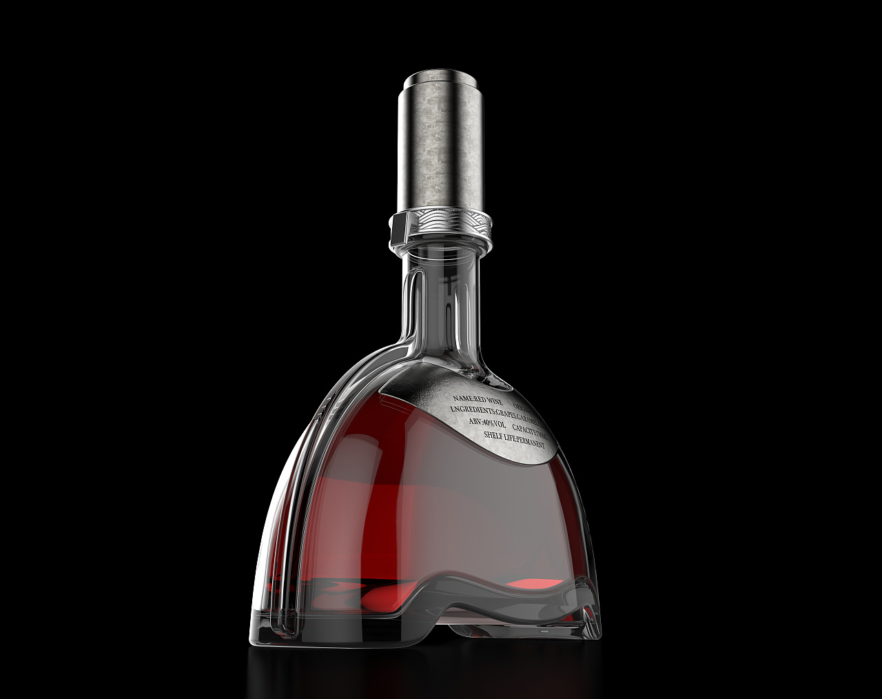 红酒瓶-战马(包装)|工业\/产品|器皿|Joe先森 - 原创作品 - 站酷 (ZCOOL)