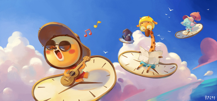 2015年工作小结|商业插画|插画|Dkreu - 原创设