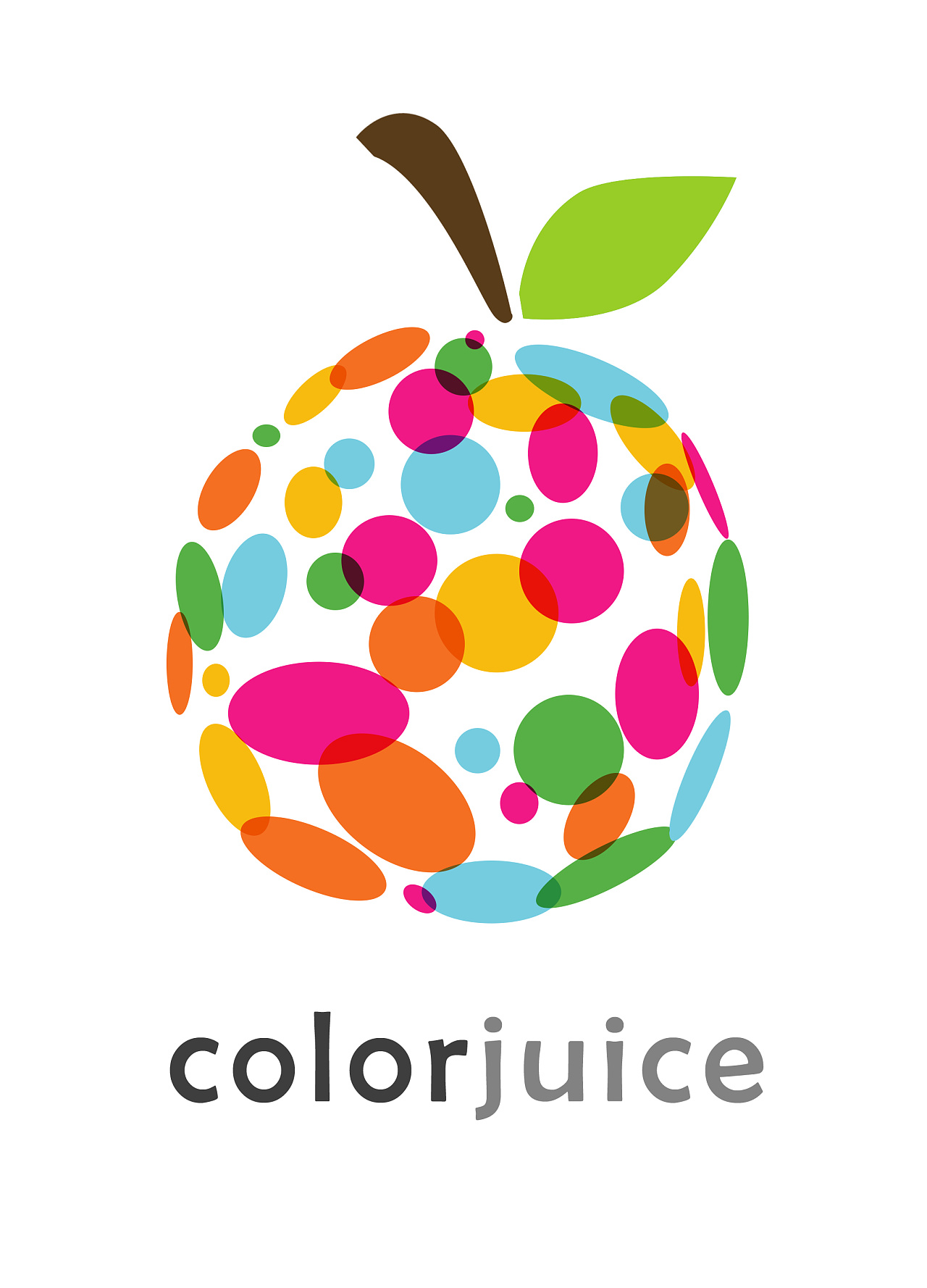 彩色果汁logo
