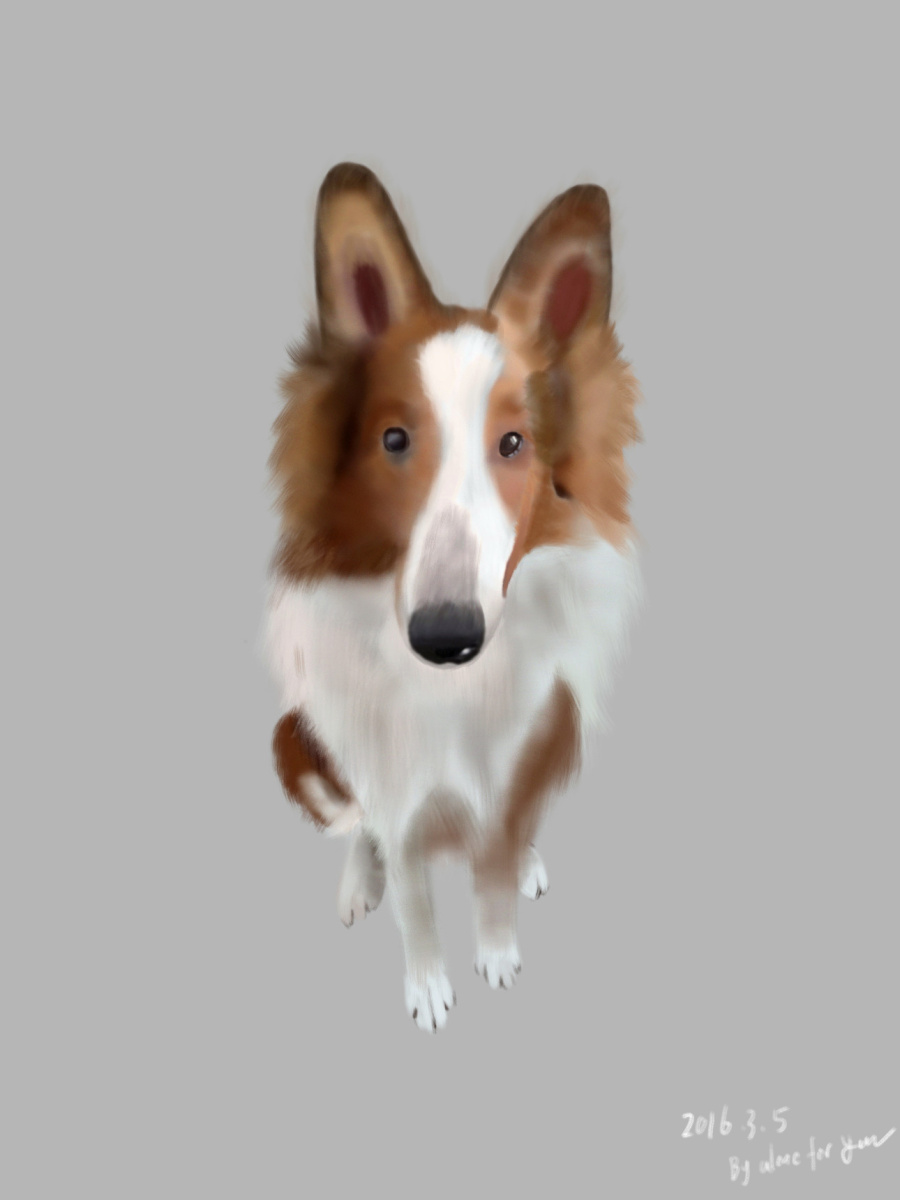 这有一只大怂狗~咿呀咿呀呦~|其他绘画|插画|性