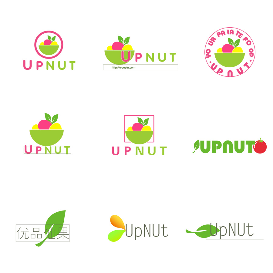 2014优品鲜果品牌logo设计|标志|平面|cgpainte