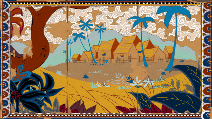 装饰风格 二维MG动画短片《Evil Dragon》|二