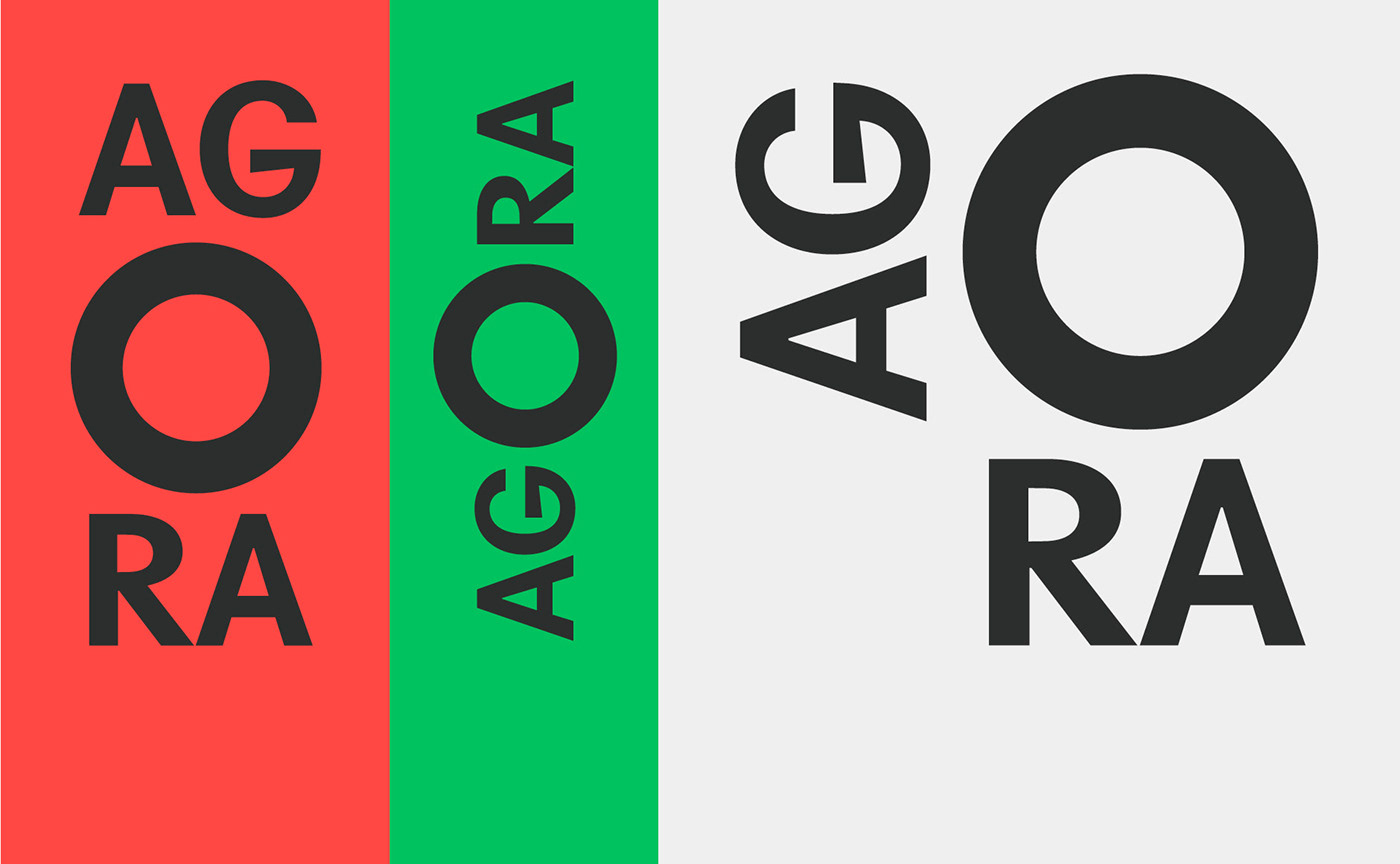 英文字体logo设计可以有不同组合形式吗?来看看agora