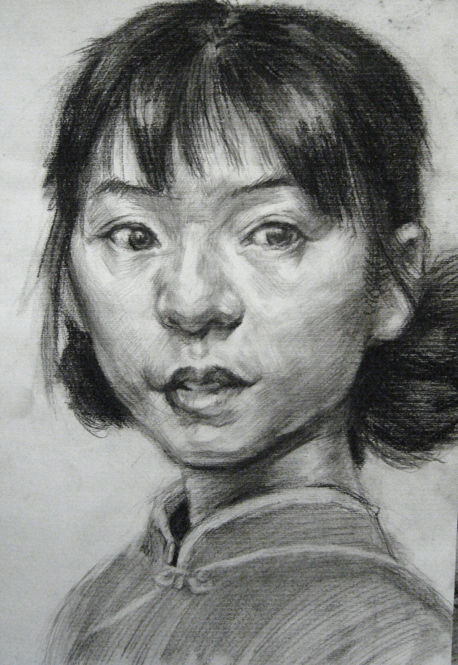 高考美术艺考时期素描作品|绘画习作|插画|Mac