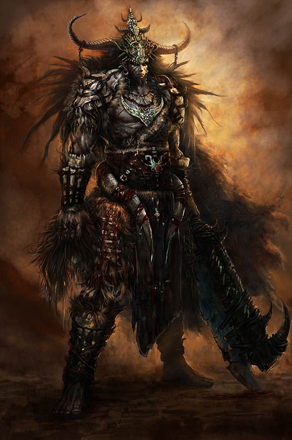 中国远古三皇五帝时代 人物设计|概念设定|插画