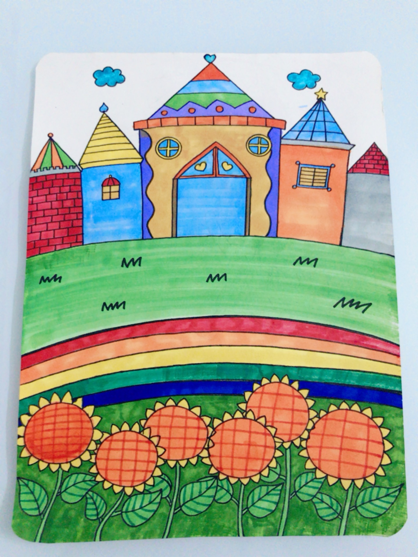 我爱幼儿园|纯艺术|其他艺创|安小妮童画 - 原创作品
