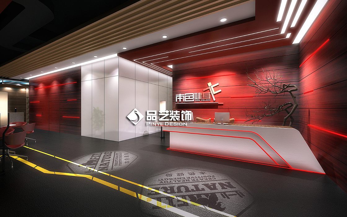 湛江健身房瑜伽工作室装修设计效果图|空间|室