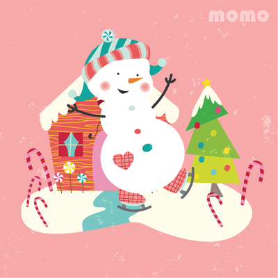 《 christmas 》圣诞系列插画|插画|商业插画|momo_ -