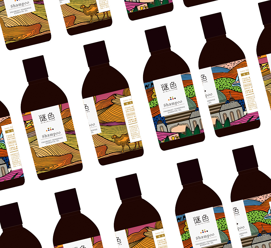 谜色 (精油身体护理)|包装|平面|俊肝 - 原创设计