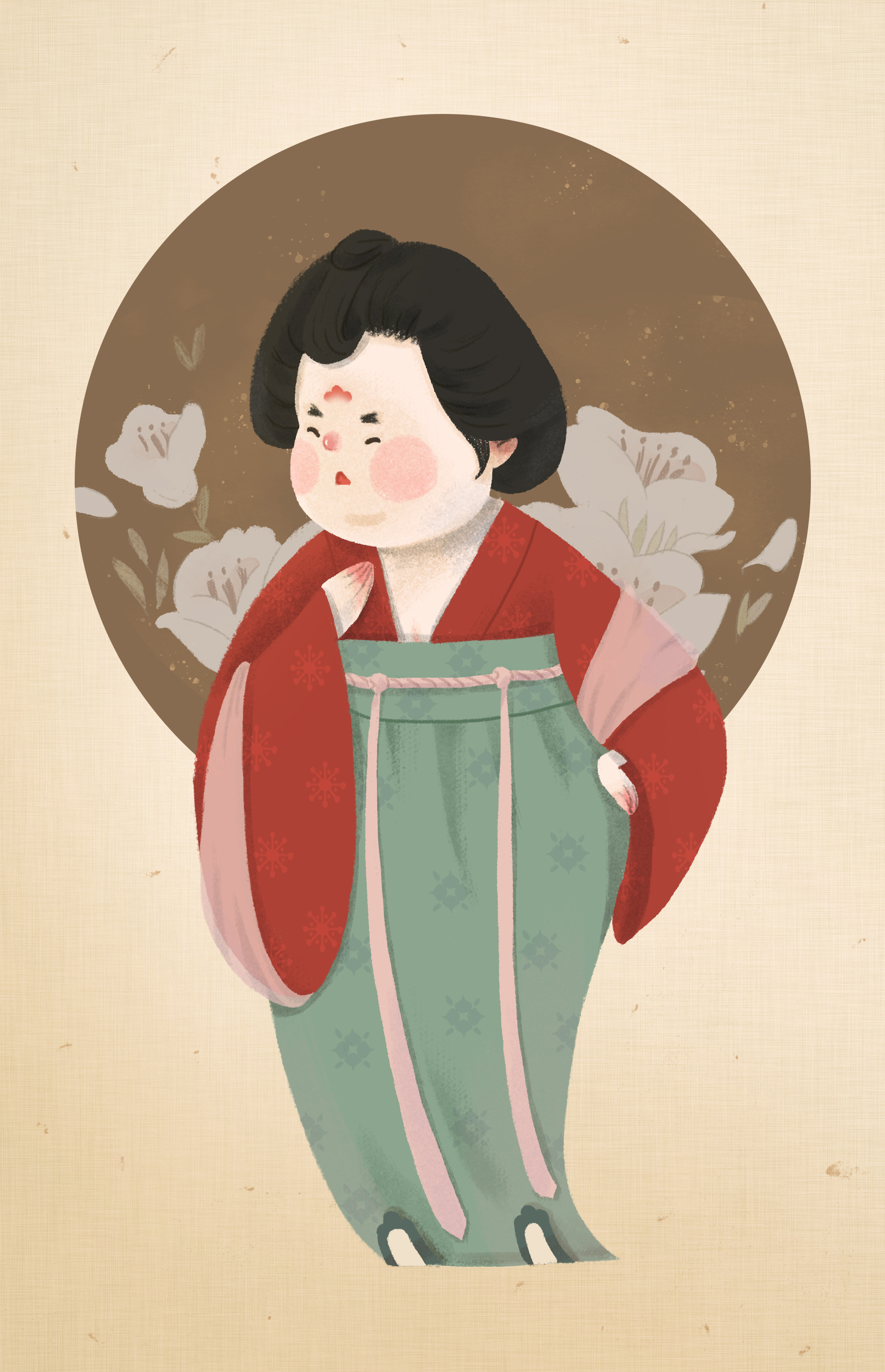 唐朝仕女图