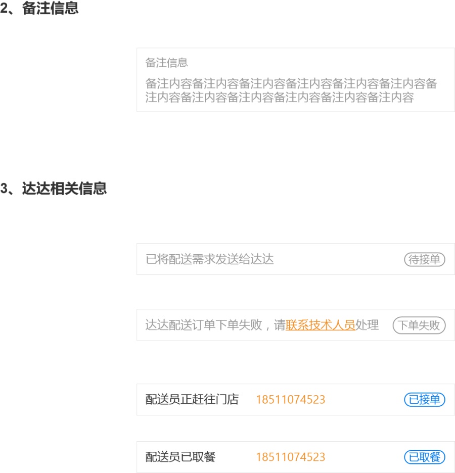 外卖软件商家端主要模块设计页面|移动设备\/A