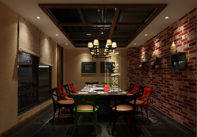 温州餐厅设计|温州火锅店设计-聂三耳火锅店|舞
