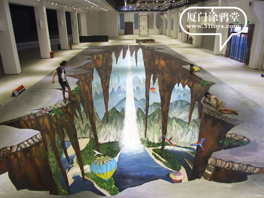 第二届广西园林园艺博览会最大面积3d立体画