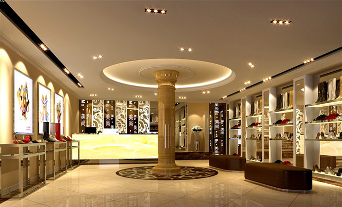 美尚鞋店 -成都鞋店装修丨成都鞋店设计|室内设