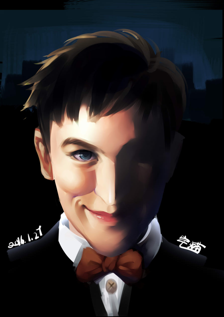 哥谭企鹅|绘画习作|插画|黑桃A喵 - 原创设计作