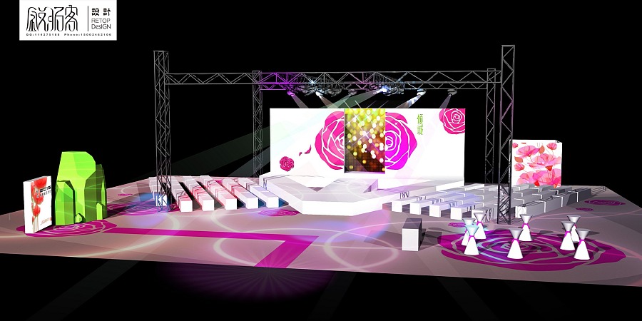 新春|奢侈品牌|时装发布会T台设计|舞台美术|空