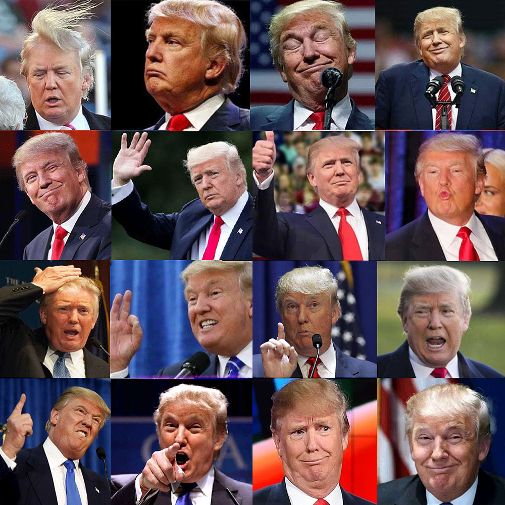 trump特朗普表情包设计