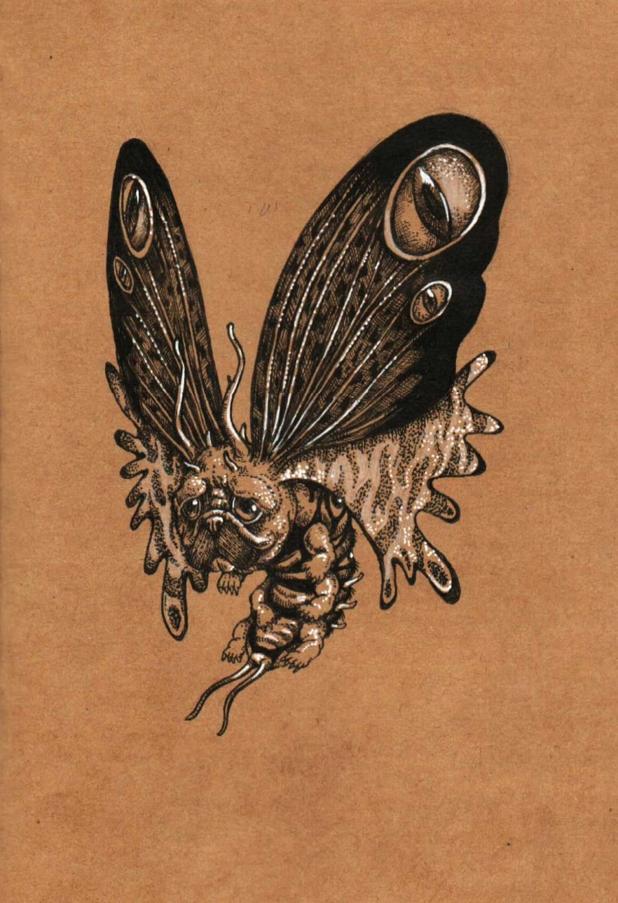 奇妙生物图鉴第三期|概念设定|插画|瘦长鬼影 -