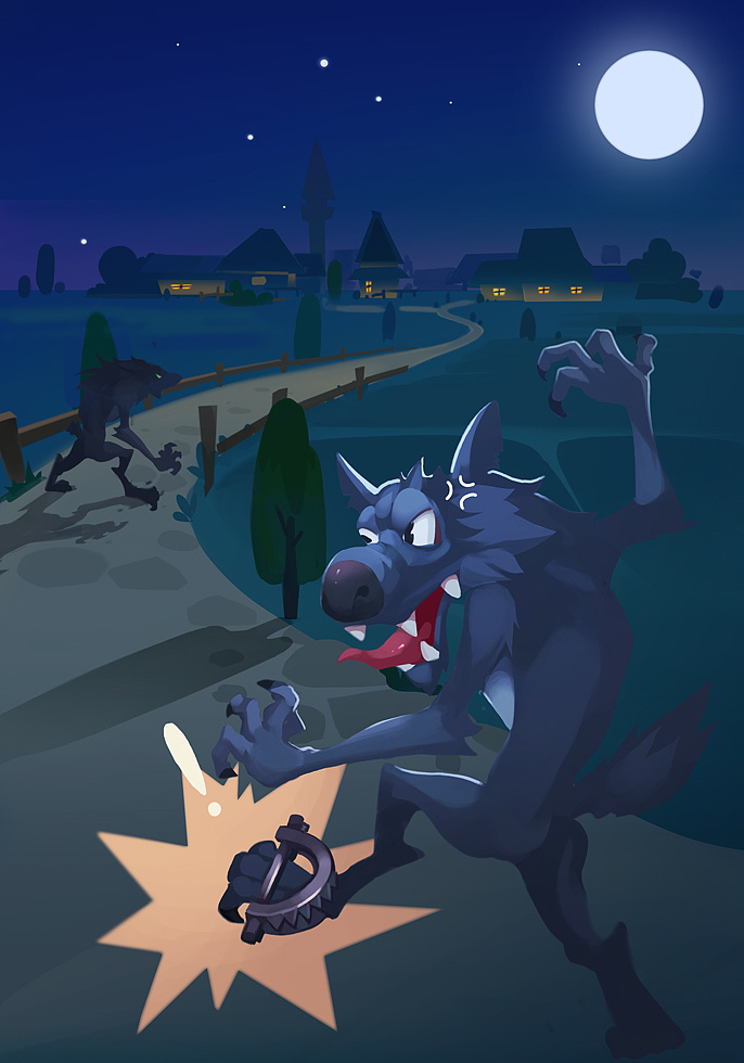 乐饭 狼人杀人物原画