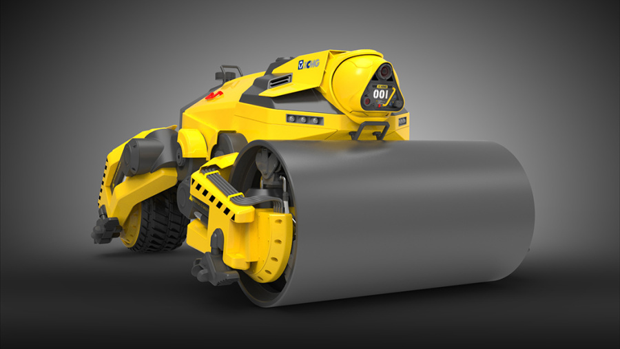 概念工程机械设计,未来工程机械造型设计研究