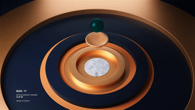 停不下来—3维循环小动画|影视|motion graphic|cc_xx