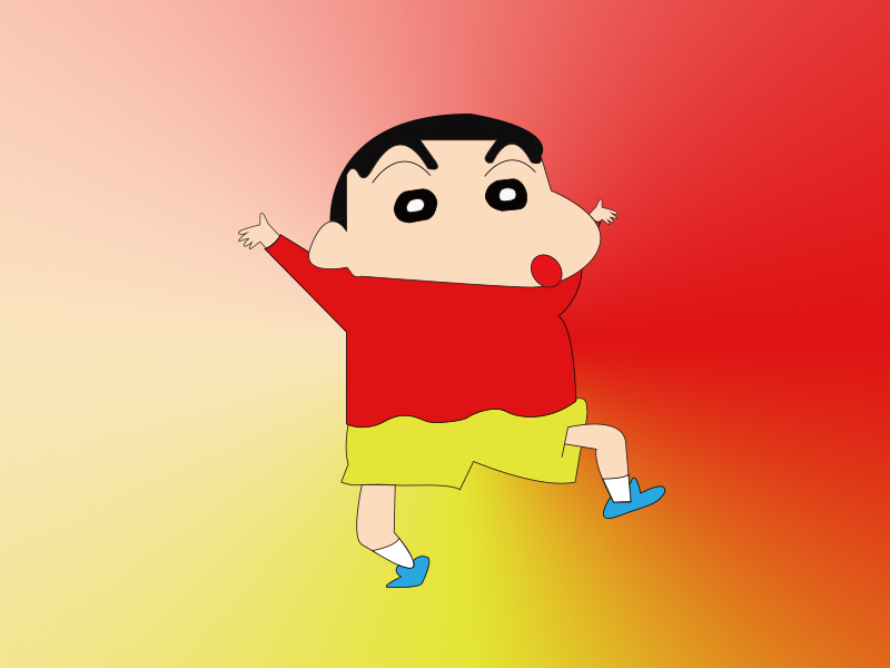 用钢笔工具绘制的卡通人物|图形\/图案|平面|蜕丶变 - 原创设计作品 - 站酷 (ZCOOL)