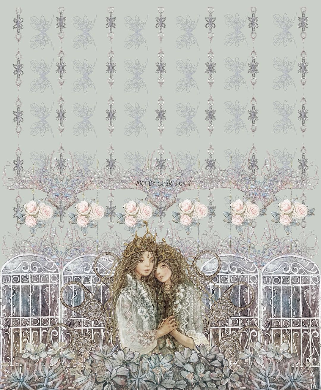 20                 从2015年画到2019年,我也从一个不清楚lo裙柄图的