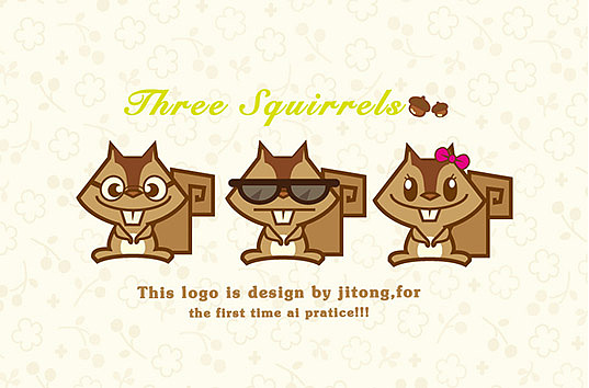 三只松鼠 logo