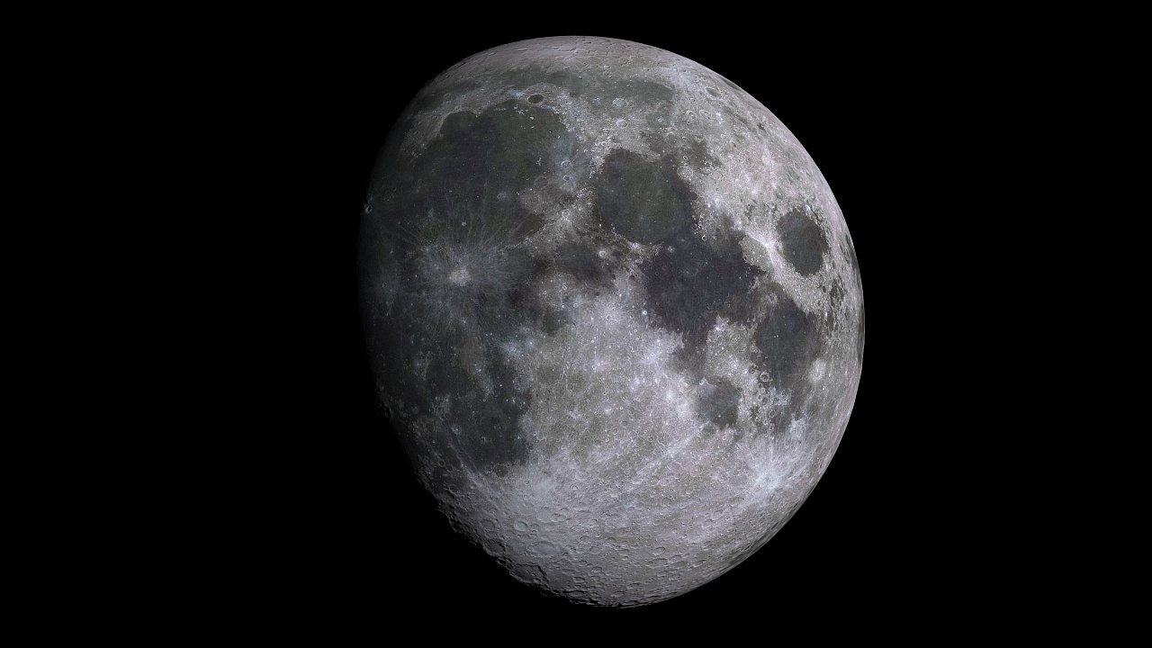 月球-moon-超清旋转动画