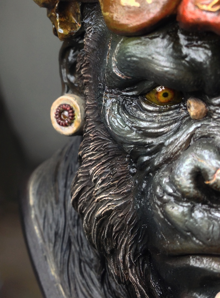 末那猩猩涂装|手办\/原型|手工艺|StrongM - 原创设计作品 - 站酷 (ZCOOL)